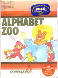 Alphabet Zoo Colecovision  box art